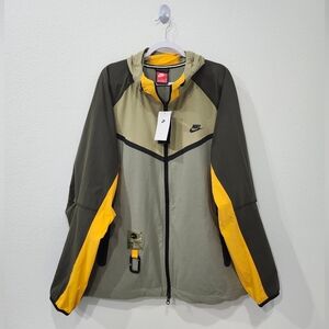 Nike Tech Windrunner Woven Full-Zip Hoodie Jacket IB8956-276 Men's Size XL NWT